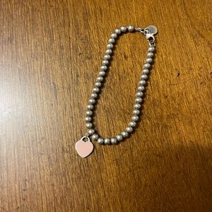 Tiffany & Co. pink heart bracelet